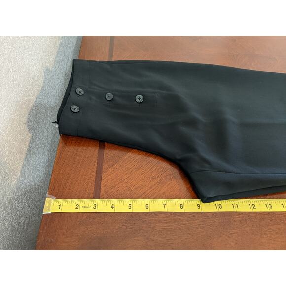 Yansi Fugel Dress Pants 4 Black Office Pant Button Trouser Slacks Workwear Women - Picture 7 of 11